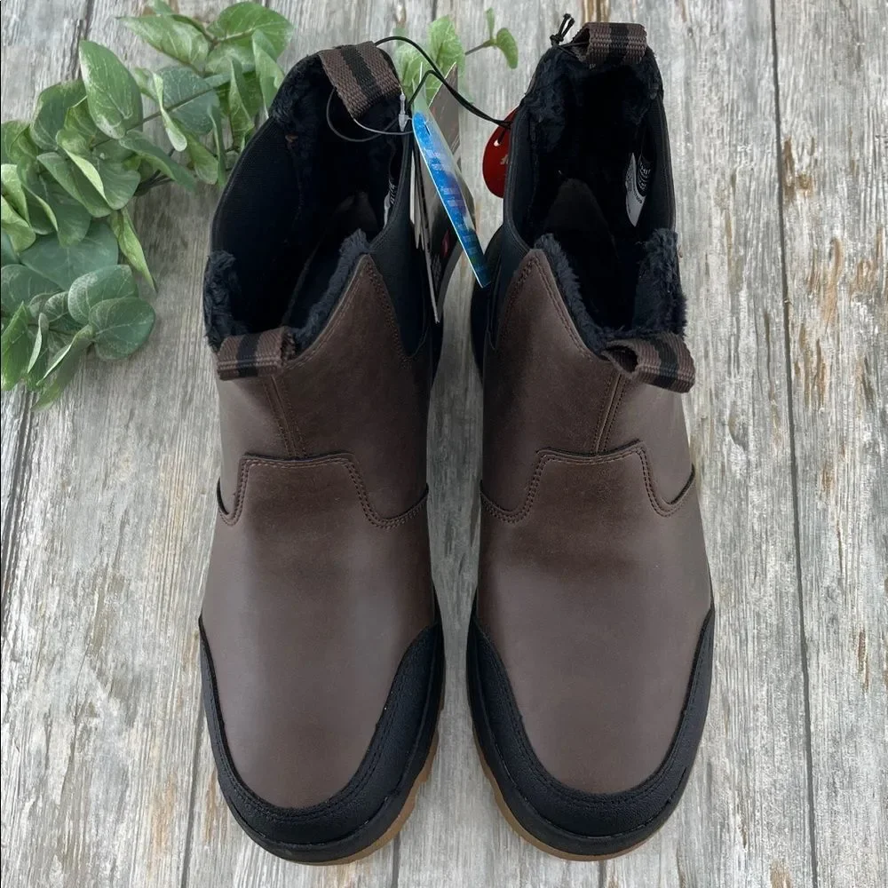 Men's Chelsea Snow Boots Winter Shoes Size 8